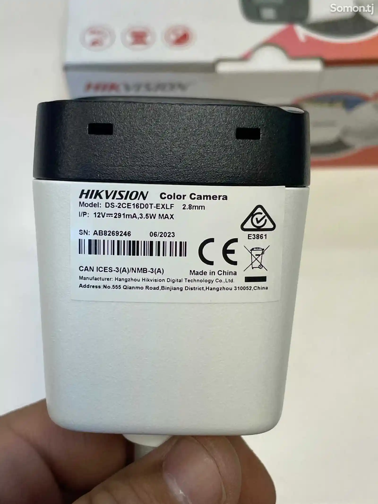 Камера внутренней Hikvision HD DS 2CE16DOT EXLF цветной 2мп-3