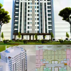 3-комн. квартира, 6 этаж, 89 м², Бозори маркази