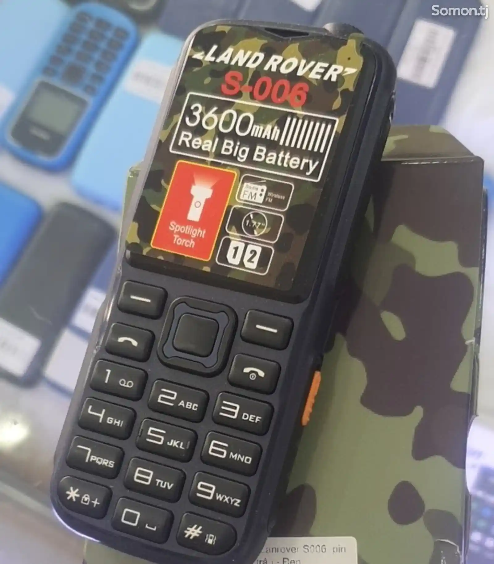 Кнопочный Телефон в военной расцветке-5
