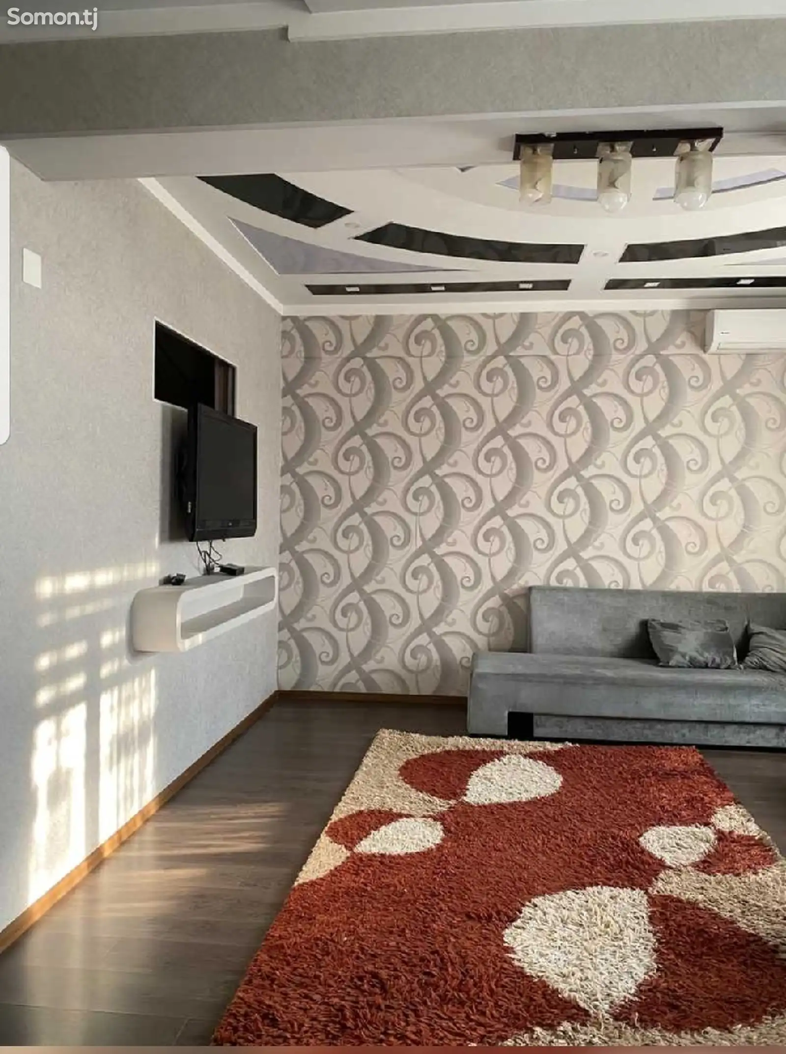 2-комн. квартира, 11 этаж, 55м², Сомони-1