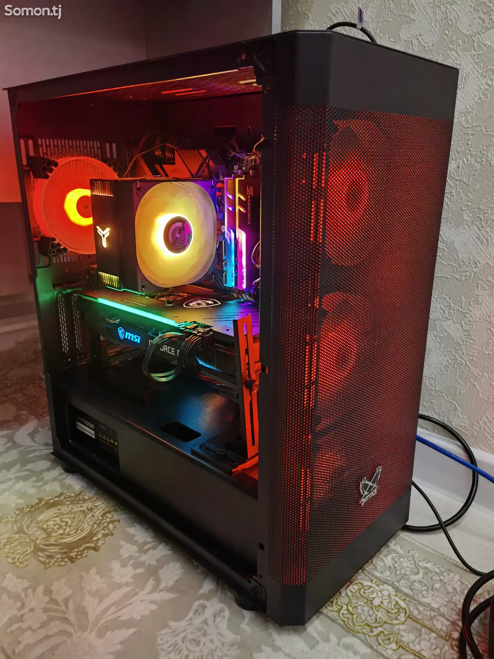 Игровой компьютер Core i7 12700k, RTX 3070TI MSI z690 MAG, 32gb RAM, 1TB NVMe Samsung 990 1tb-1