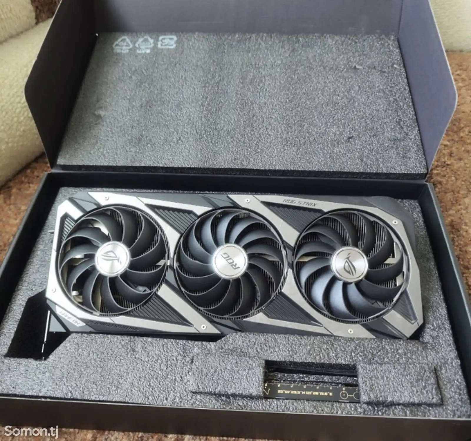 Видеокарта Asus strix rtx3060ti oc-1