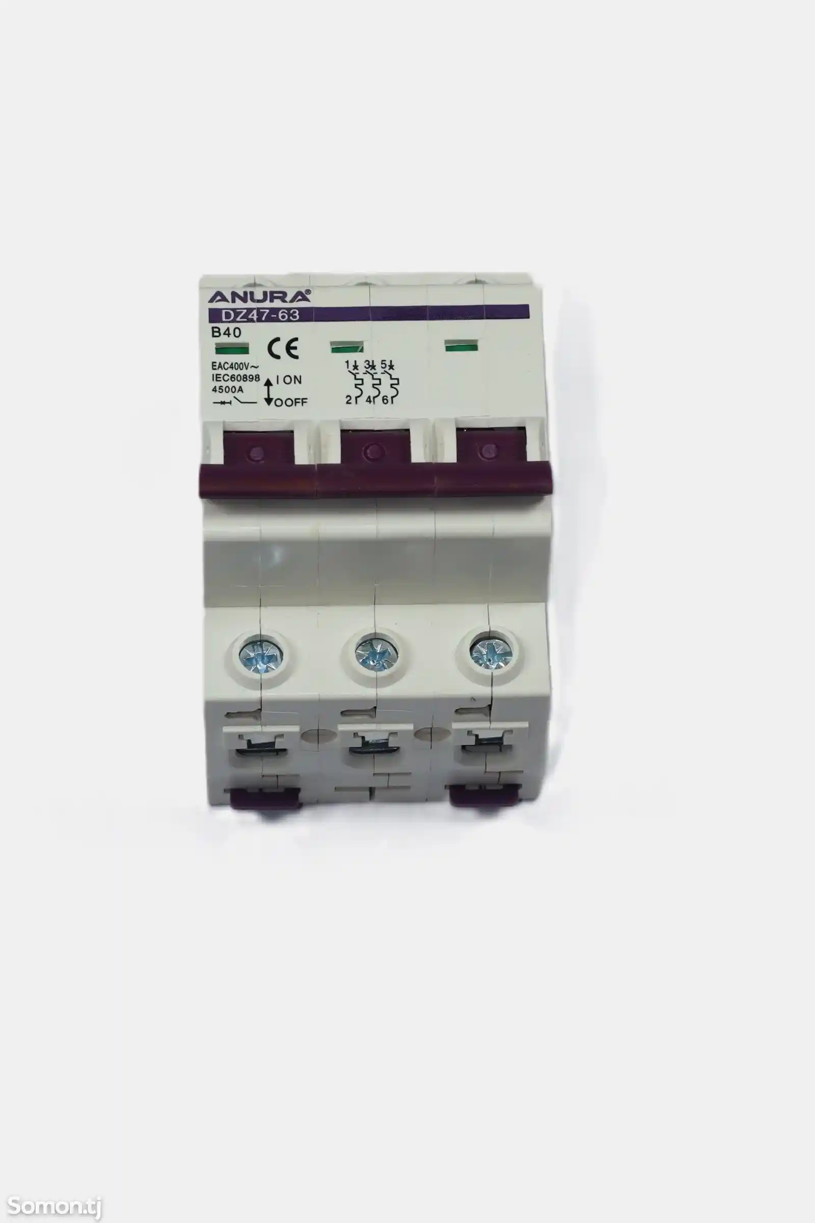 Трехполюсный автоматический выключатель Anura-1