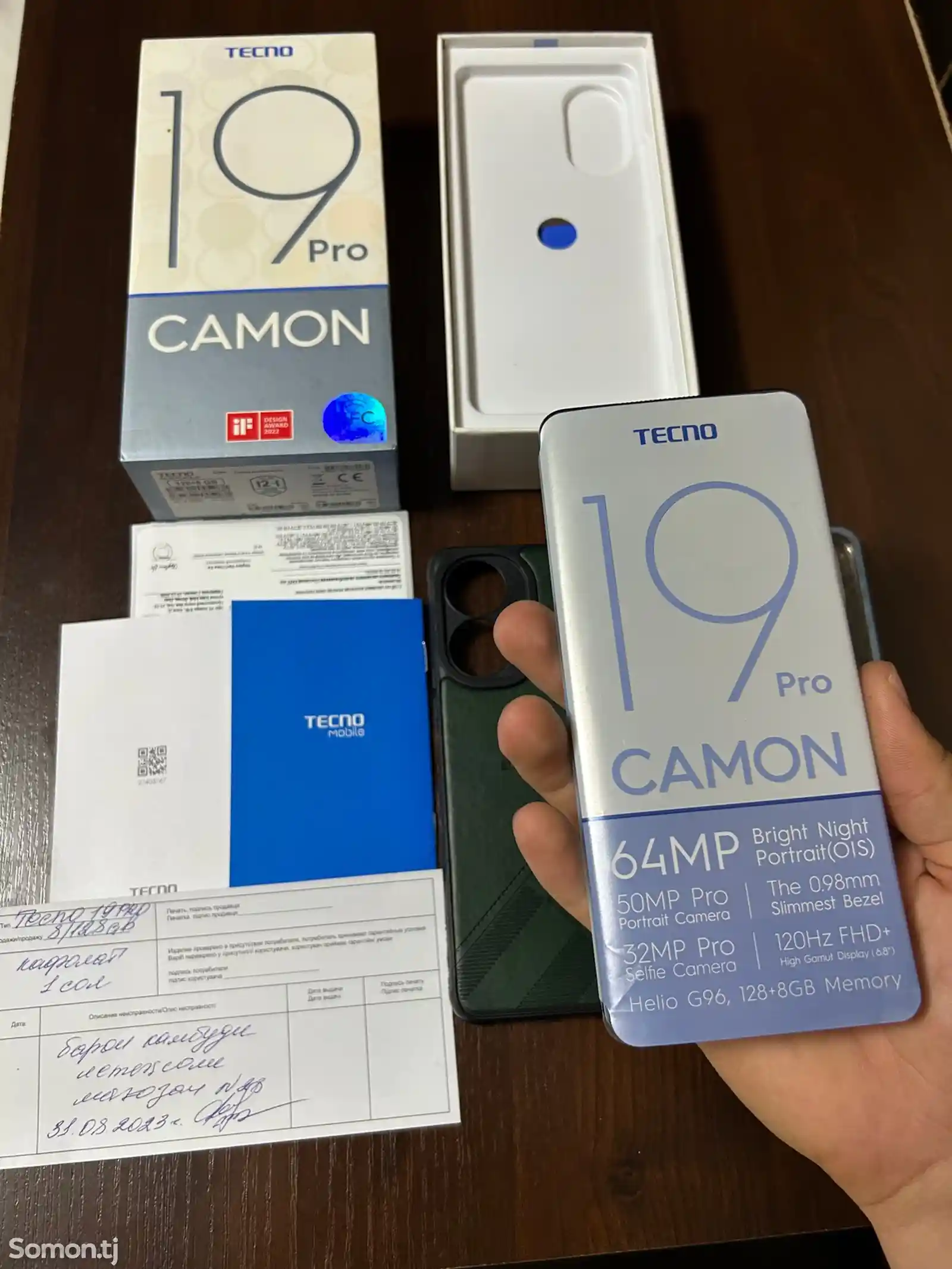 Tecno Camon 19 Pro 8/128gb Blue-1