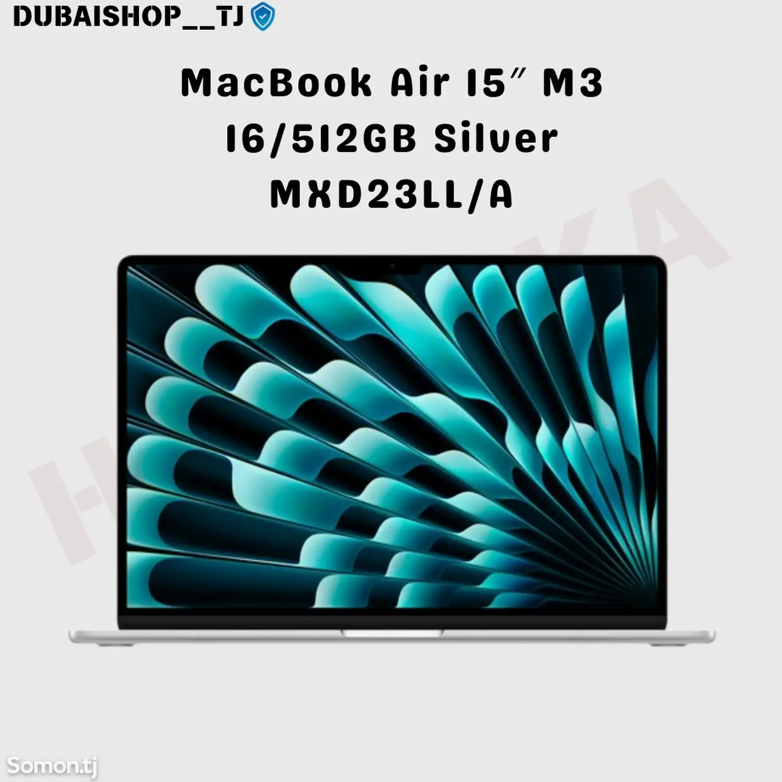 Macbook air 15 m3 16/512gb silver на заказ