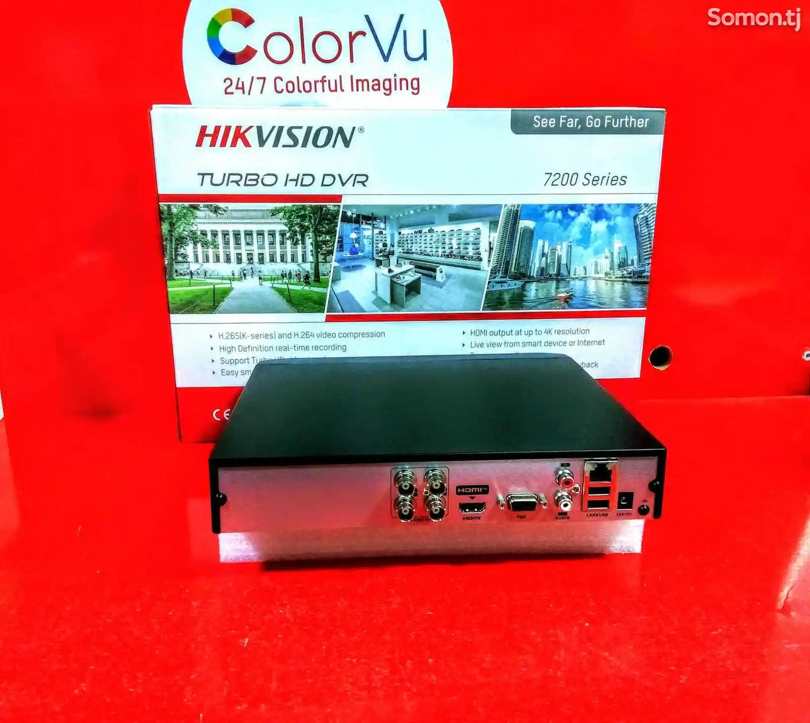 База Hikvision DS-7204HGIHI-K1 для камер видеонаблюдения-1