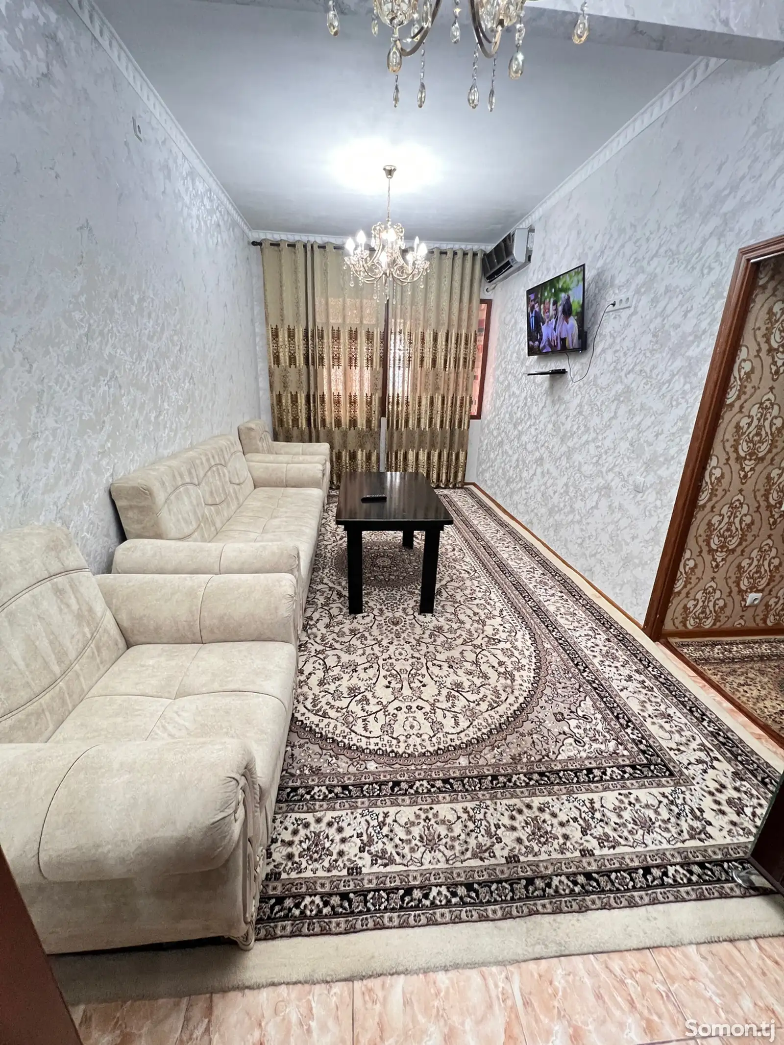 2-комн. квартира, 10 этаж, 96 м², Исмоили Сомони-1