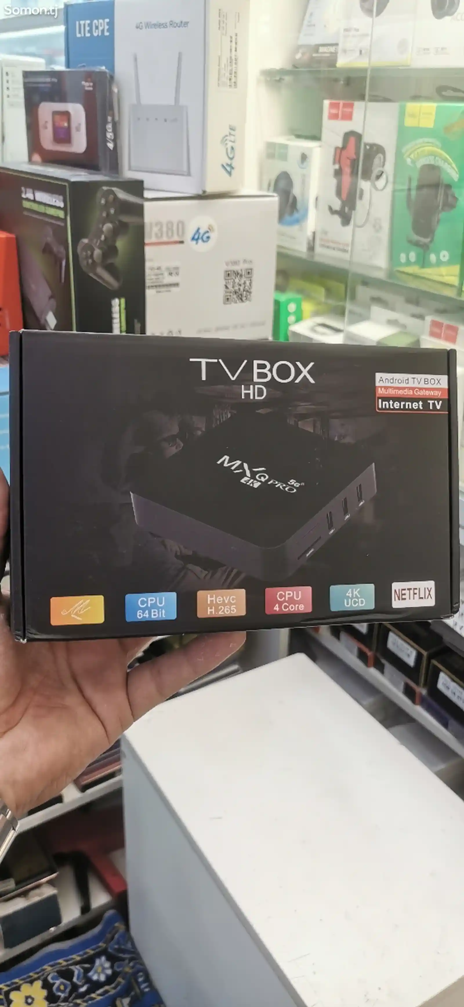 Ресивер Smart TV Android MX Q-pro 4k-2