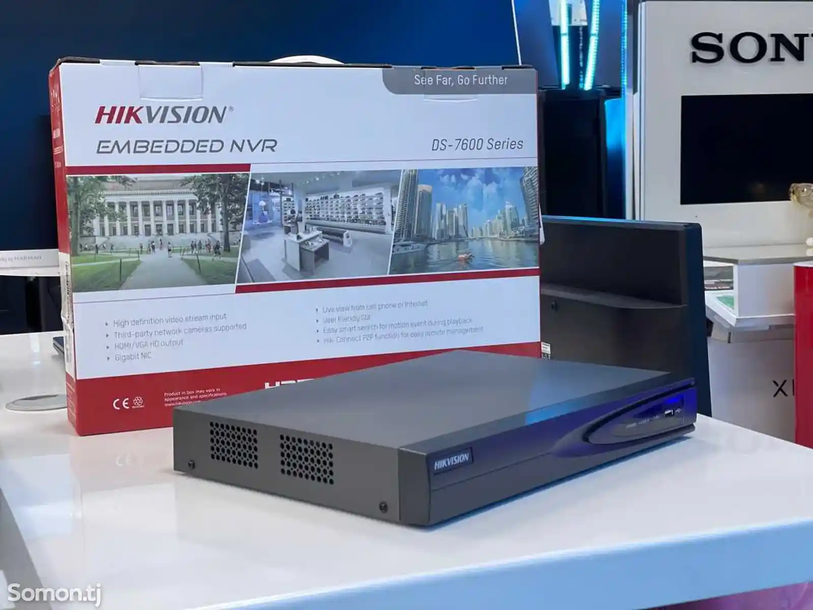 База видеорегистратор NVR Hikvision 16 порт DS-7616NI-K1-3