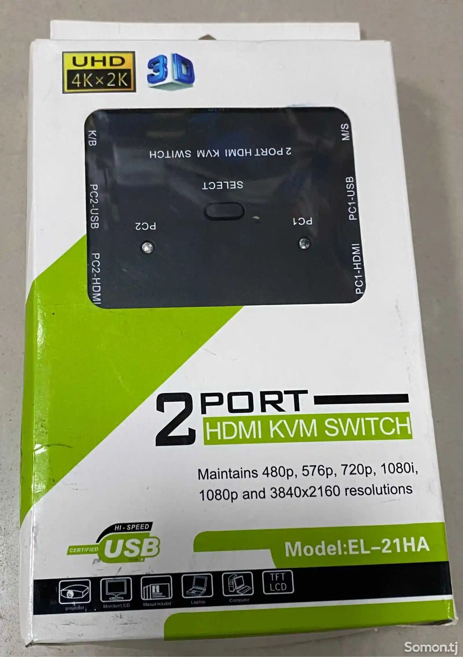 Адаптер HDMI Kvm Switch+Usb-5