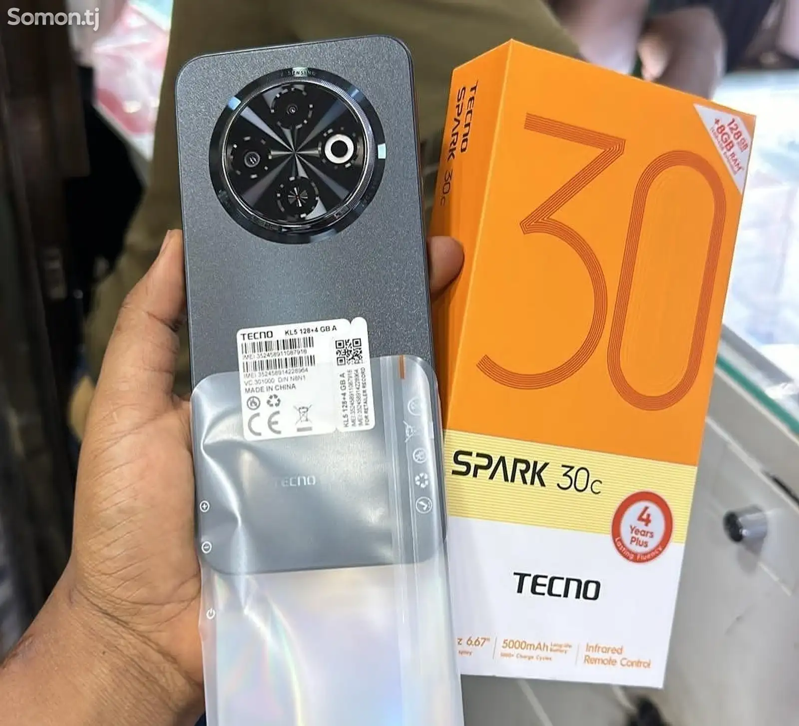 Tecno Spark 30C 4+4/128g 8+8/128g New 2024-2