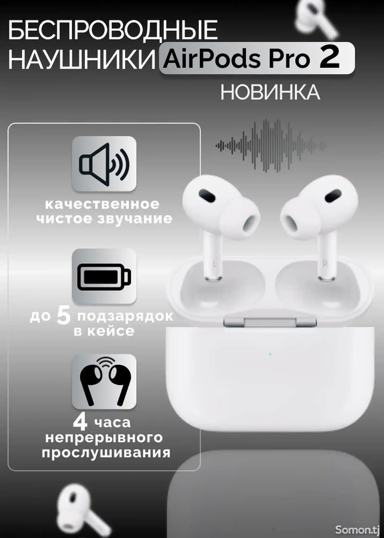 Беспроводные наушники Air Pods pro 2