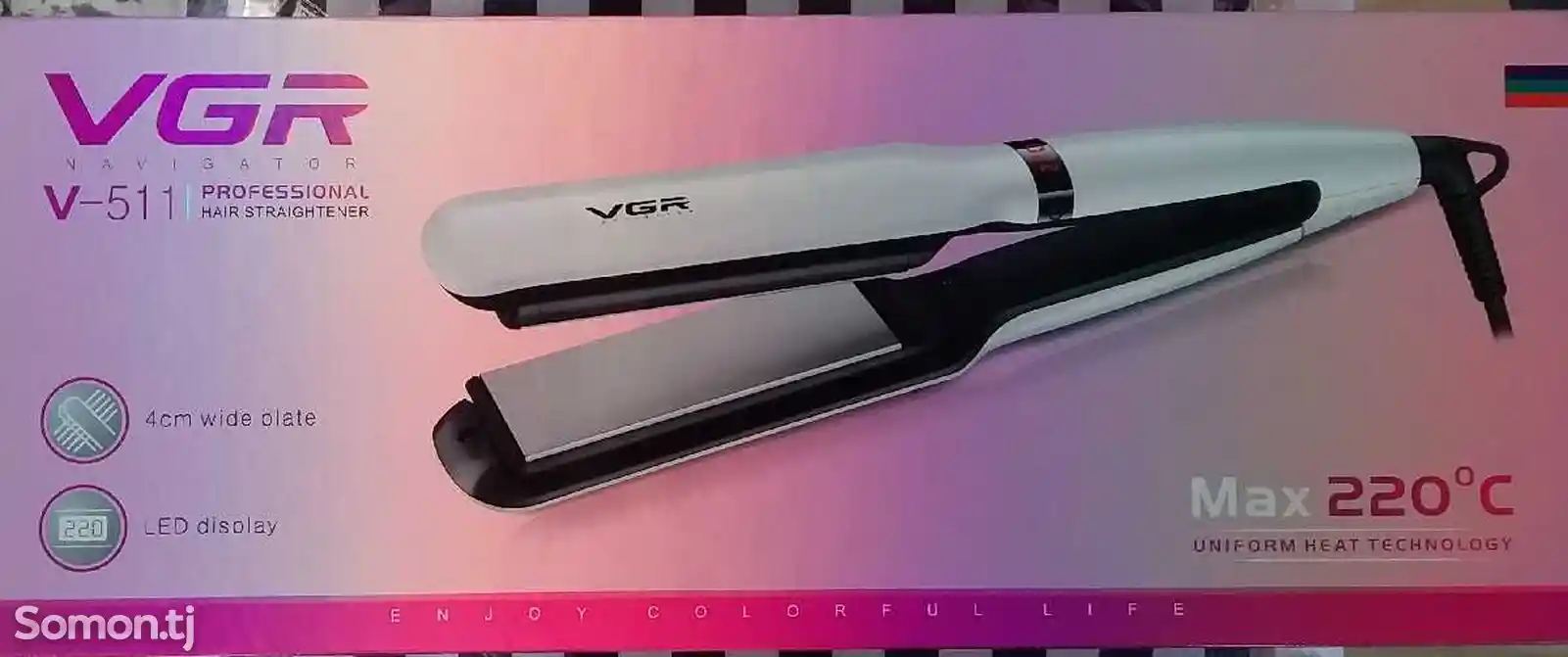 Утюжок для укладки волос V-501 VGR-1