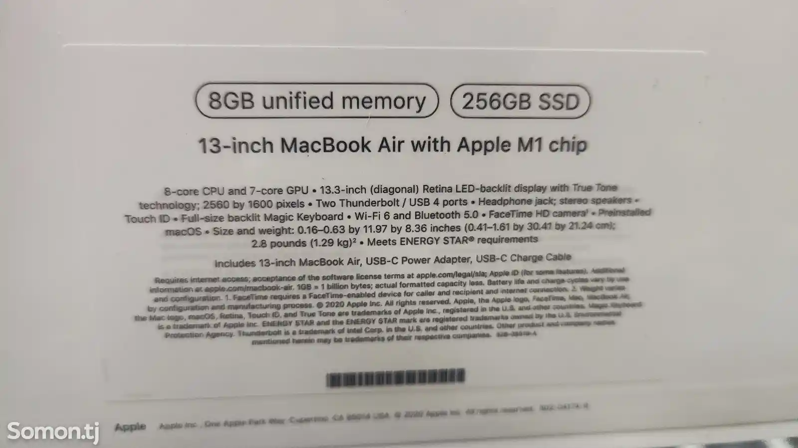 Apple MacBook Air M1 8GB/256GB Ноутбук-6