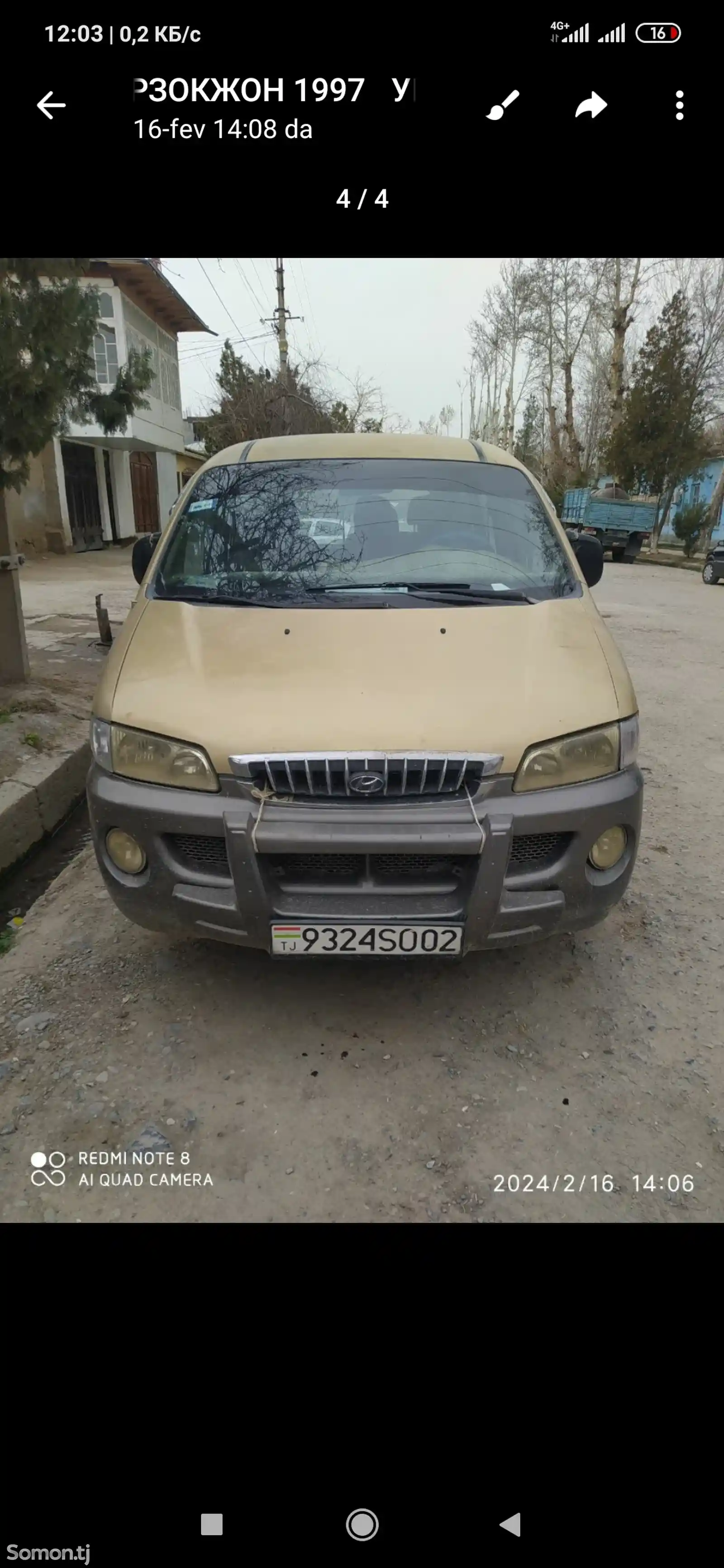 Hyundai Starex, 2000-4