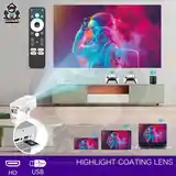 Игровой портативный Проектор с беспроводным геймпадом Projector Game HCS350 max-2