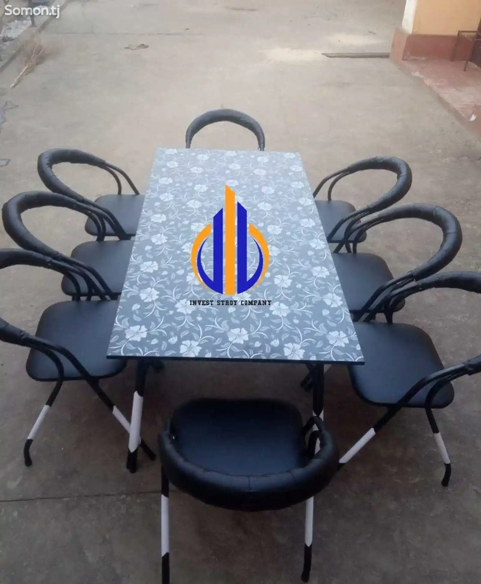 Стол с 6 стульями-4