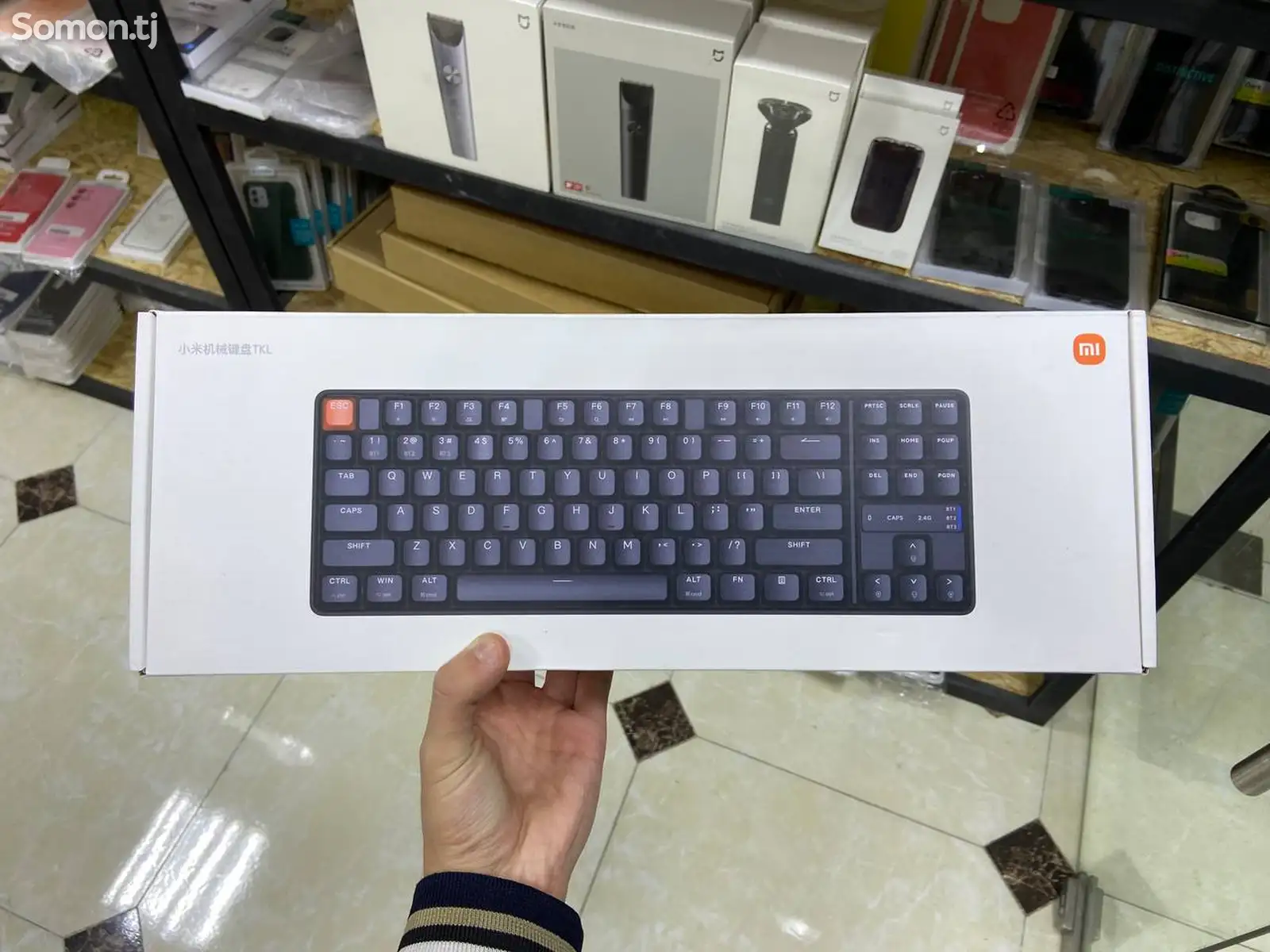 Клавиатура Xiaomi Wired Mechanical Keyboard TKL JXJP02MW беспроводная-1