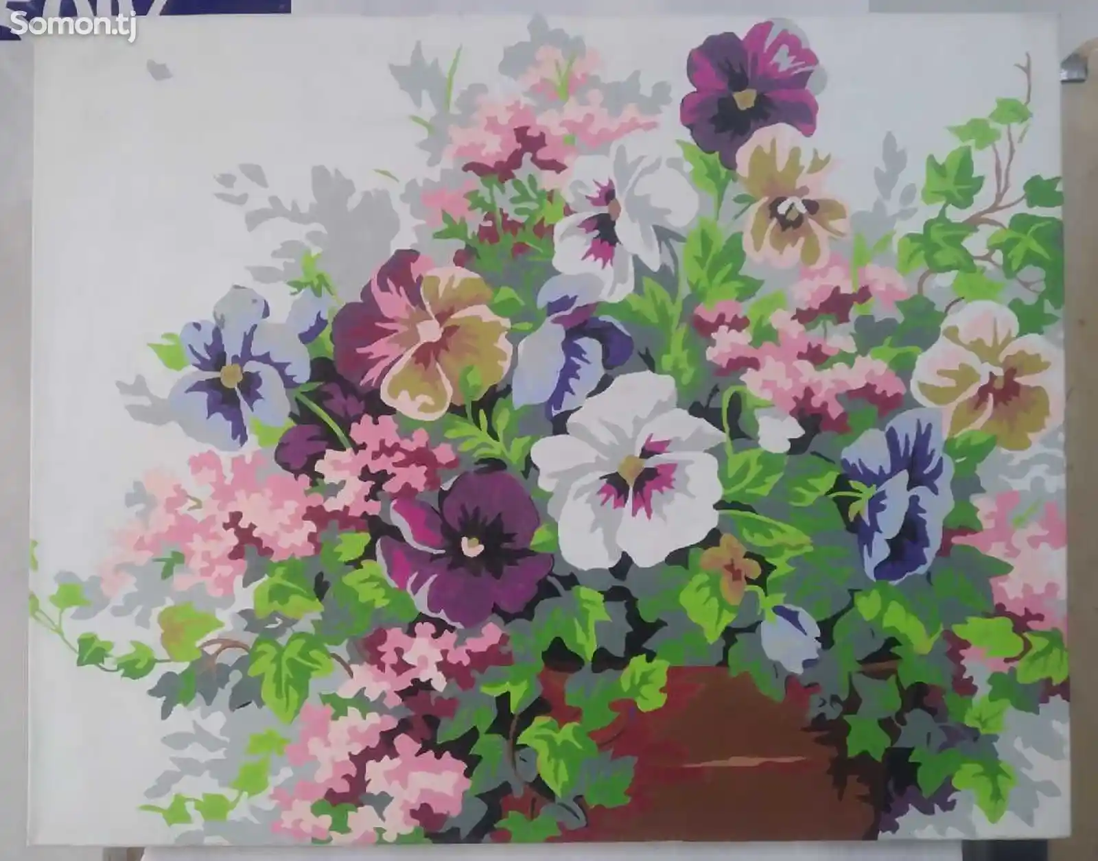Картина цвети в горшке-2