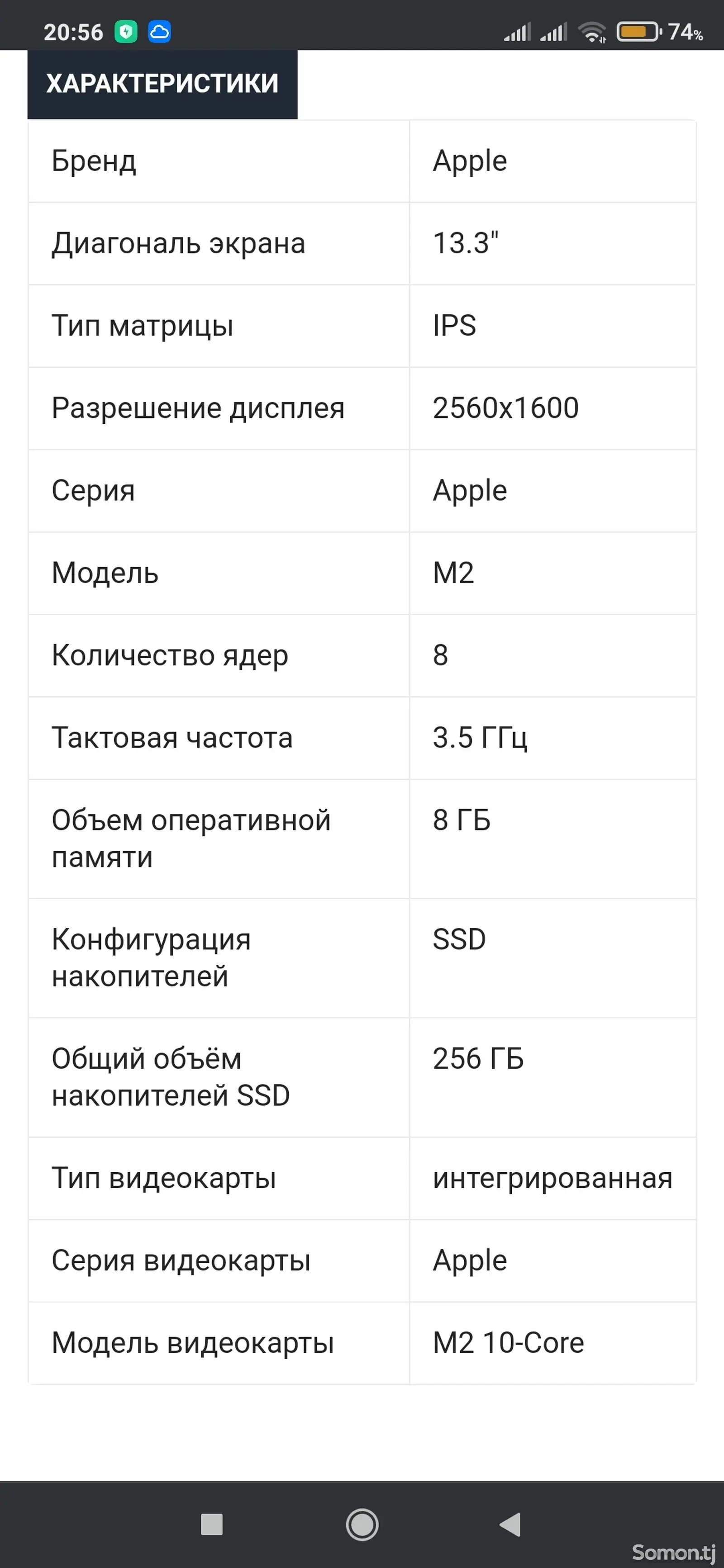 Ноутбук Apple MacBook Pro 13 2022 M2