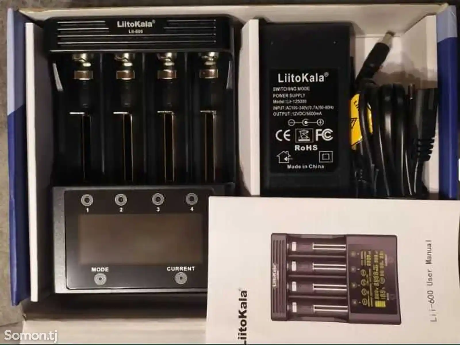 Интеллектуальное зарядное устройство LiitoKala Lii-600 для Li-ion, Ni-Mh, Ni-Cd-2
