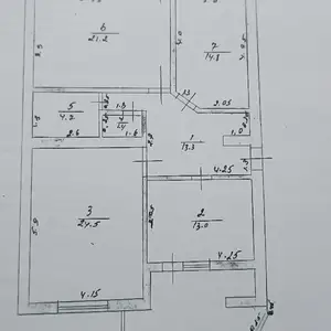 3-комн. квартира, 4 этаж, 110 м², куч. Н. Хувайдуллоев