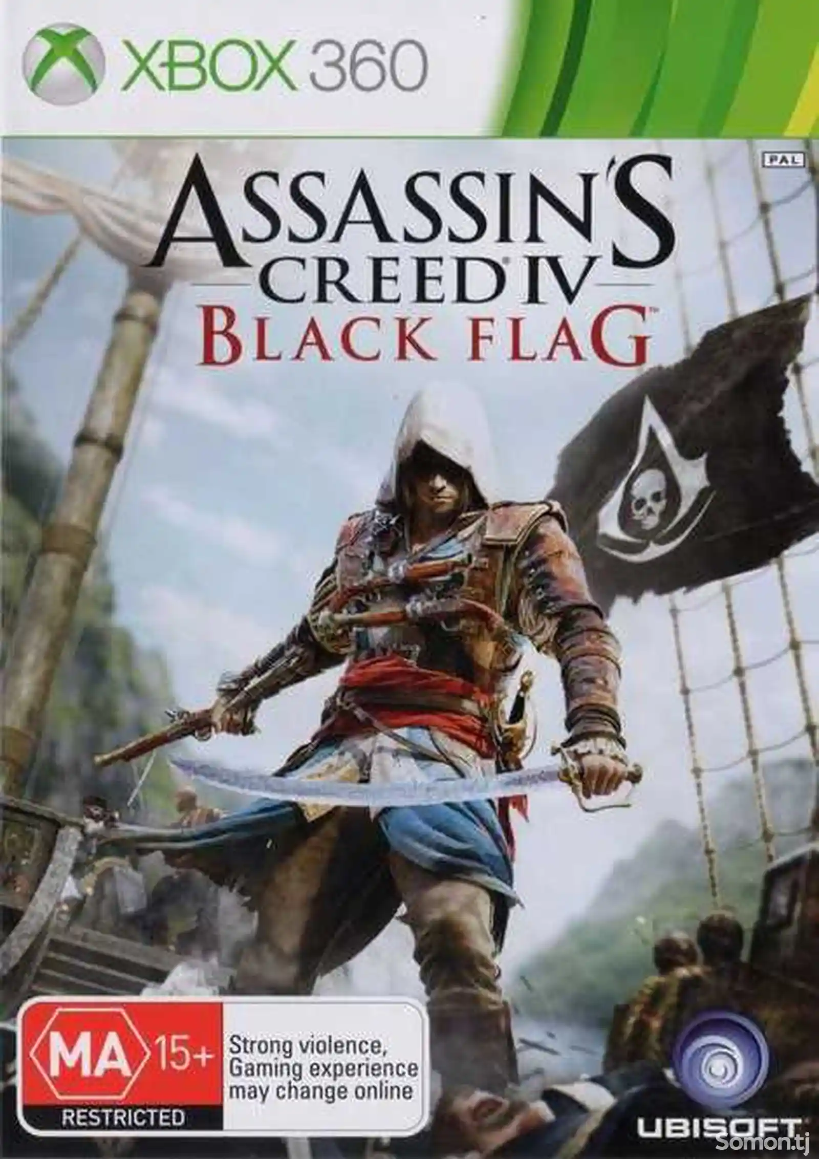 Игра Assassins creed 4 Black flag для Xbox 360