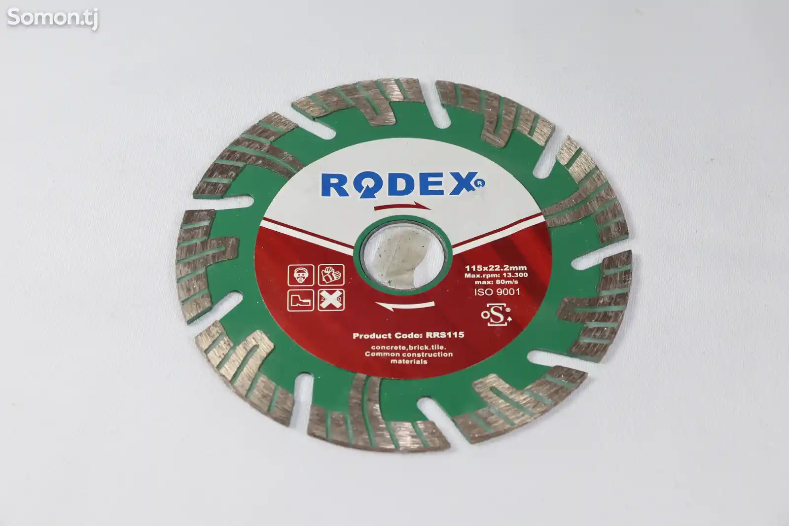 Алмазный отрезной диск Rodex 115мм RRS115