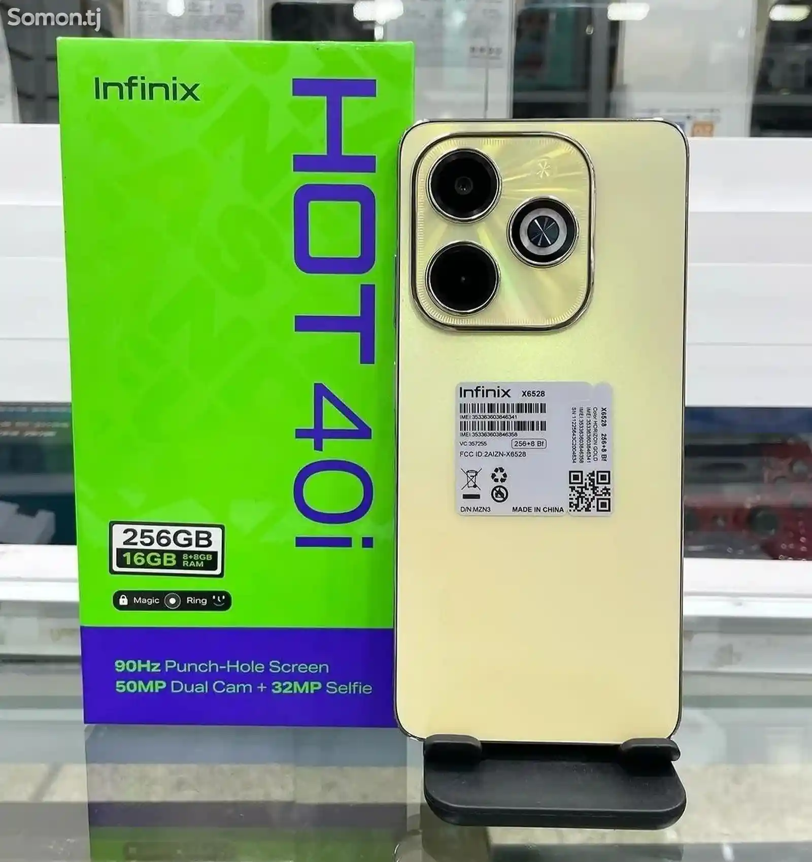 Infinix Hot 40i 8/128Gb black-2