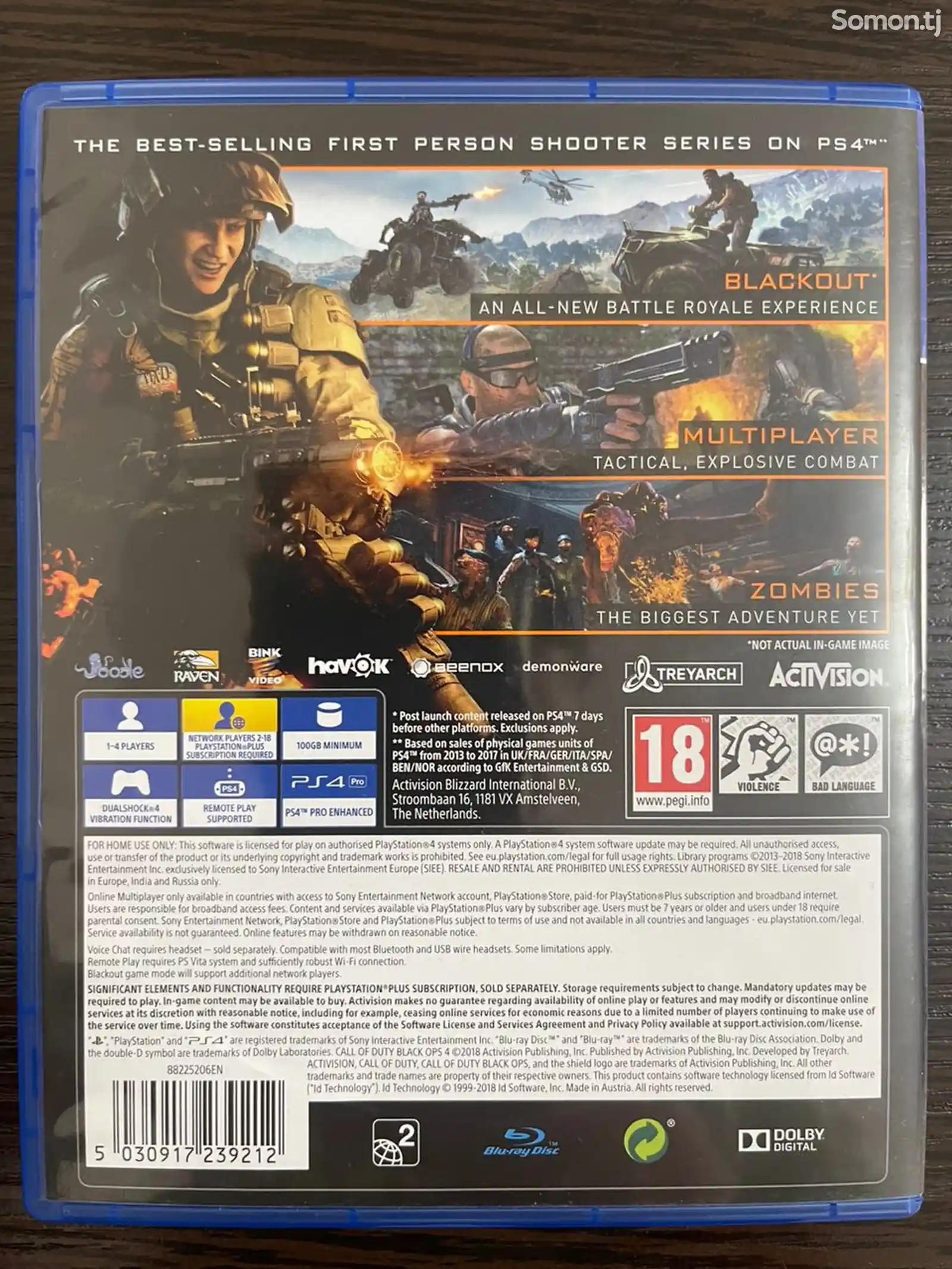 Игра Call of Duty Black Ops 4 на PS4-3