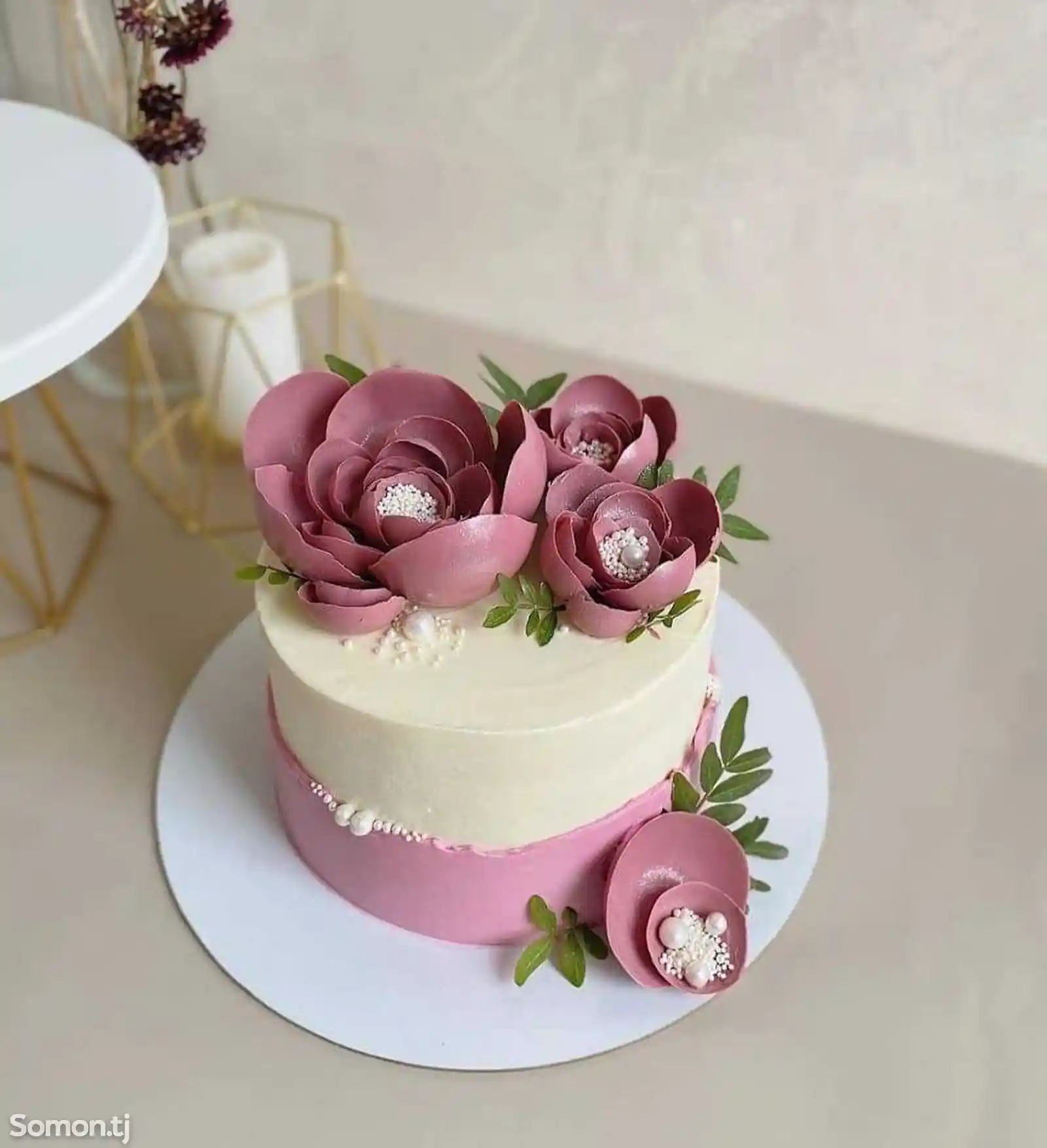 Торт цветочный на заказ-3