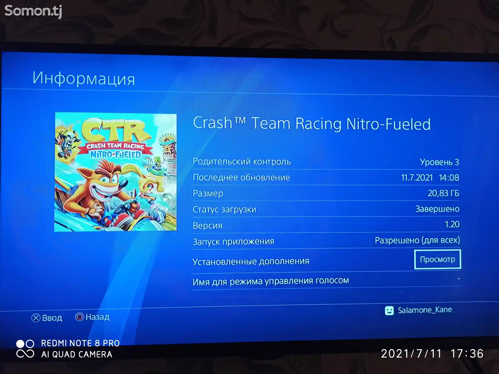 Игра Crash Team Racing Nitro Fueled Nitros Oxide Edition для Sony PS4-2