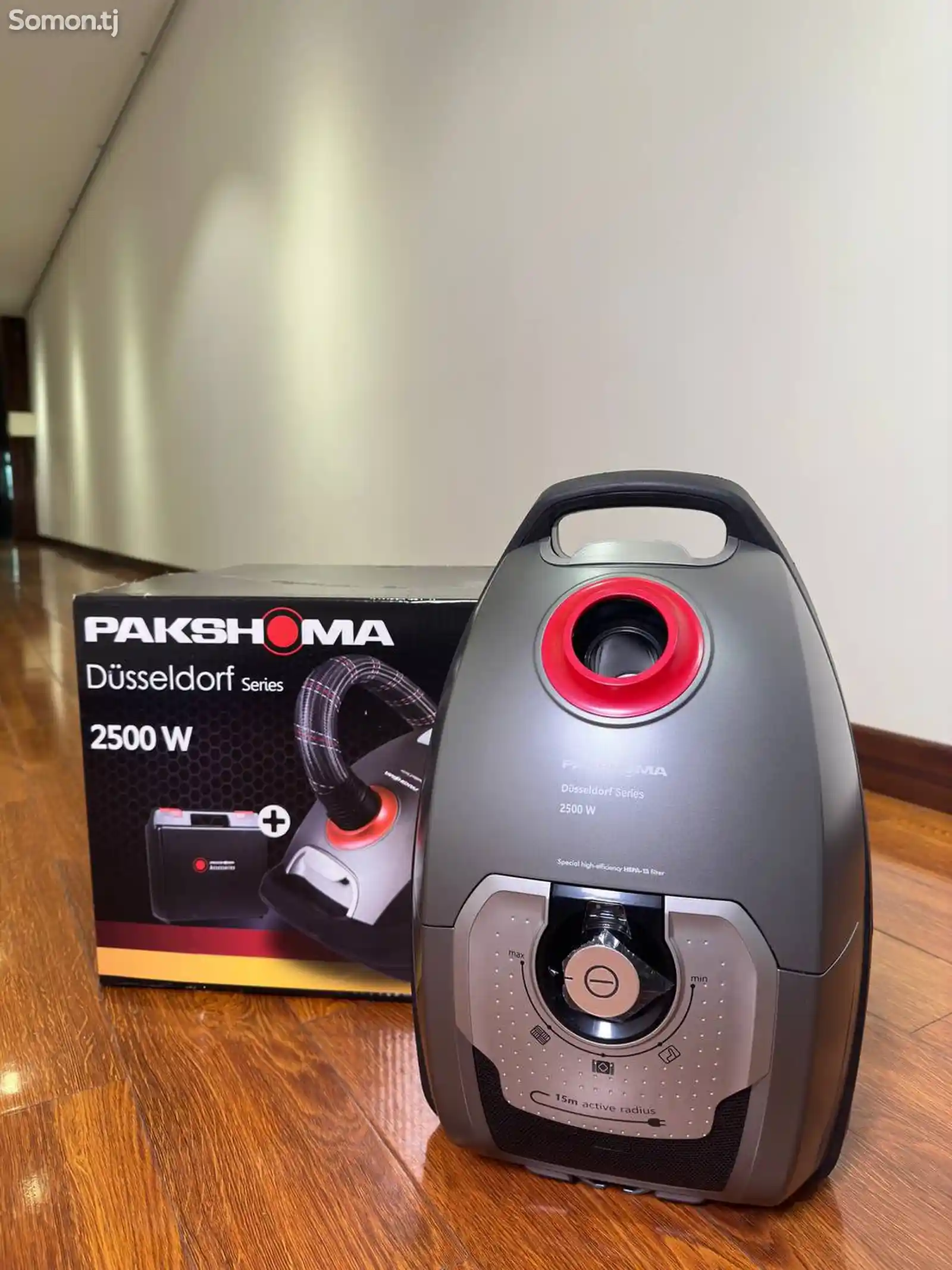 Пылесос Pakshoma 2500w серый с кейсом-3