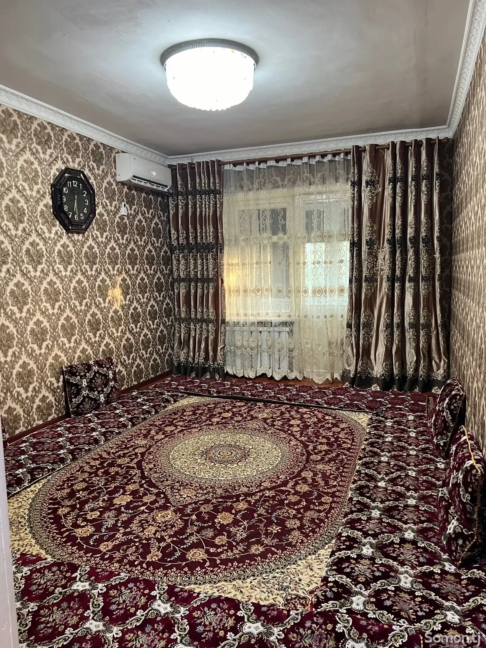 2-комн. квартира, 3 этаж, 60м², Исмоили Сомони-1