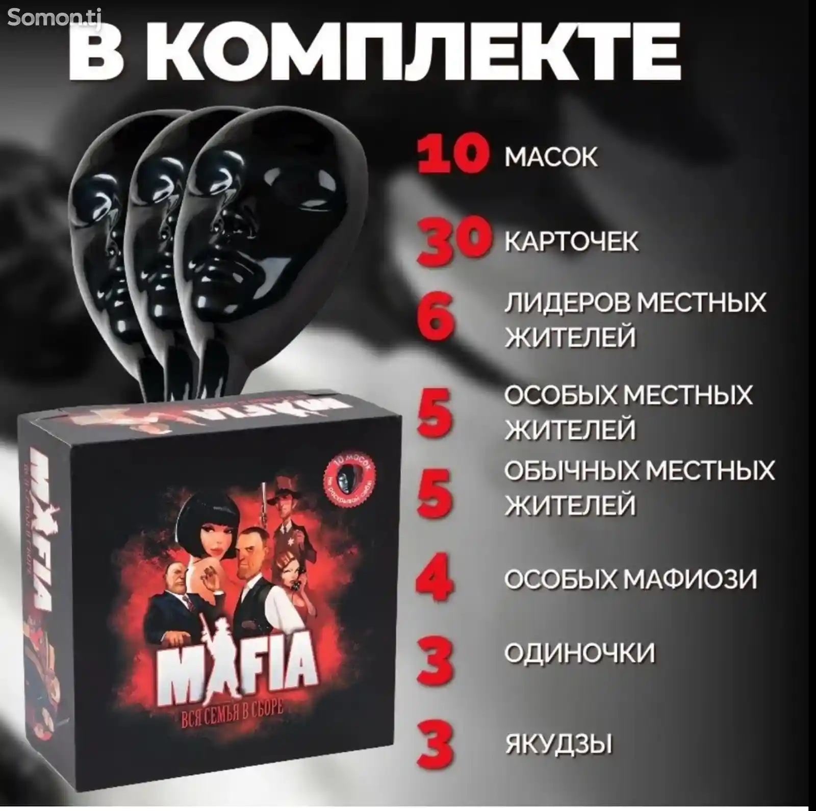 Настольная игра Мафия-3