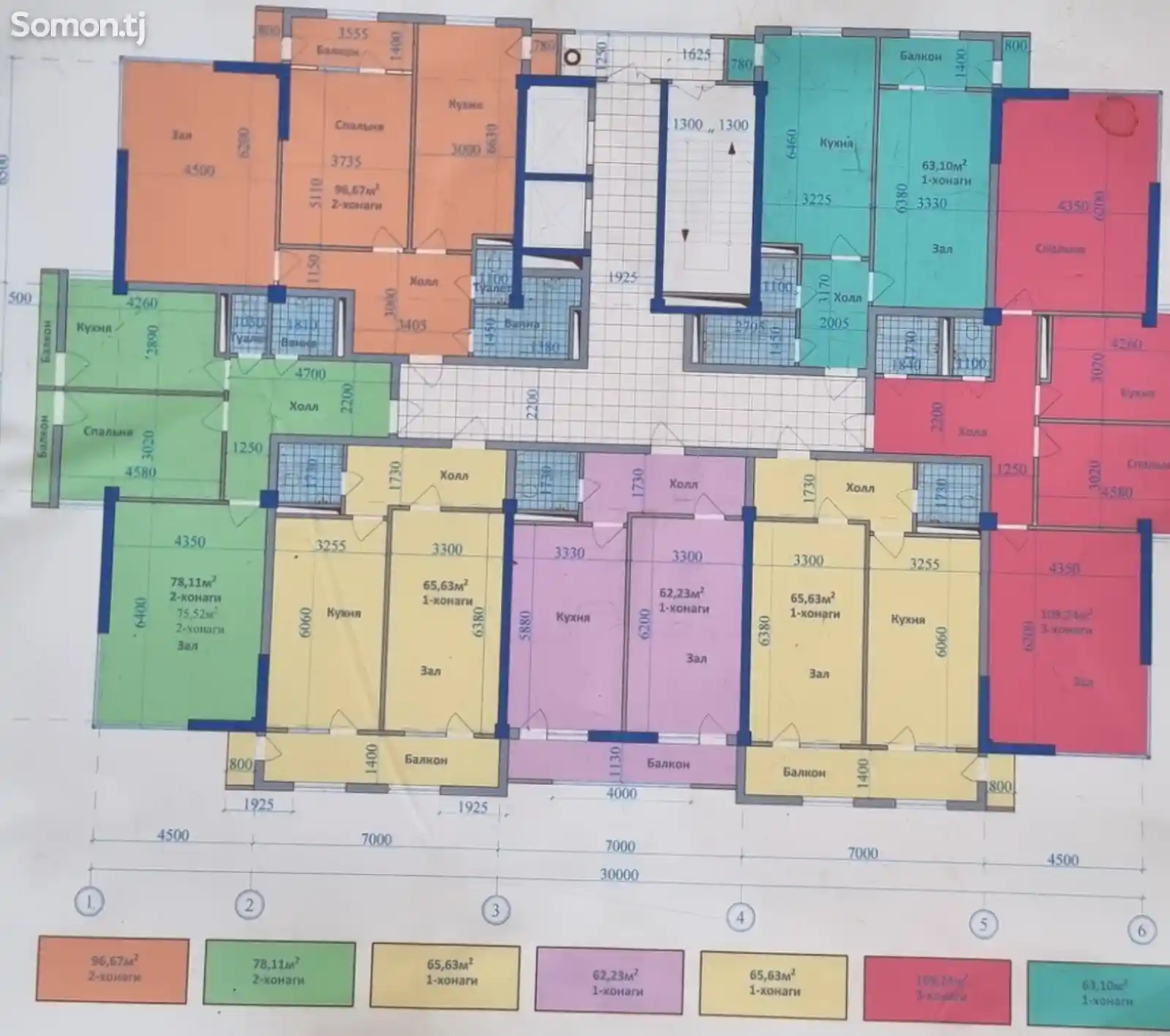 2-комн. квартира, 8 этаж, 96 м², Шоҳмансур-5