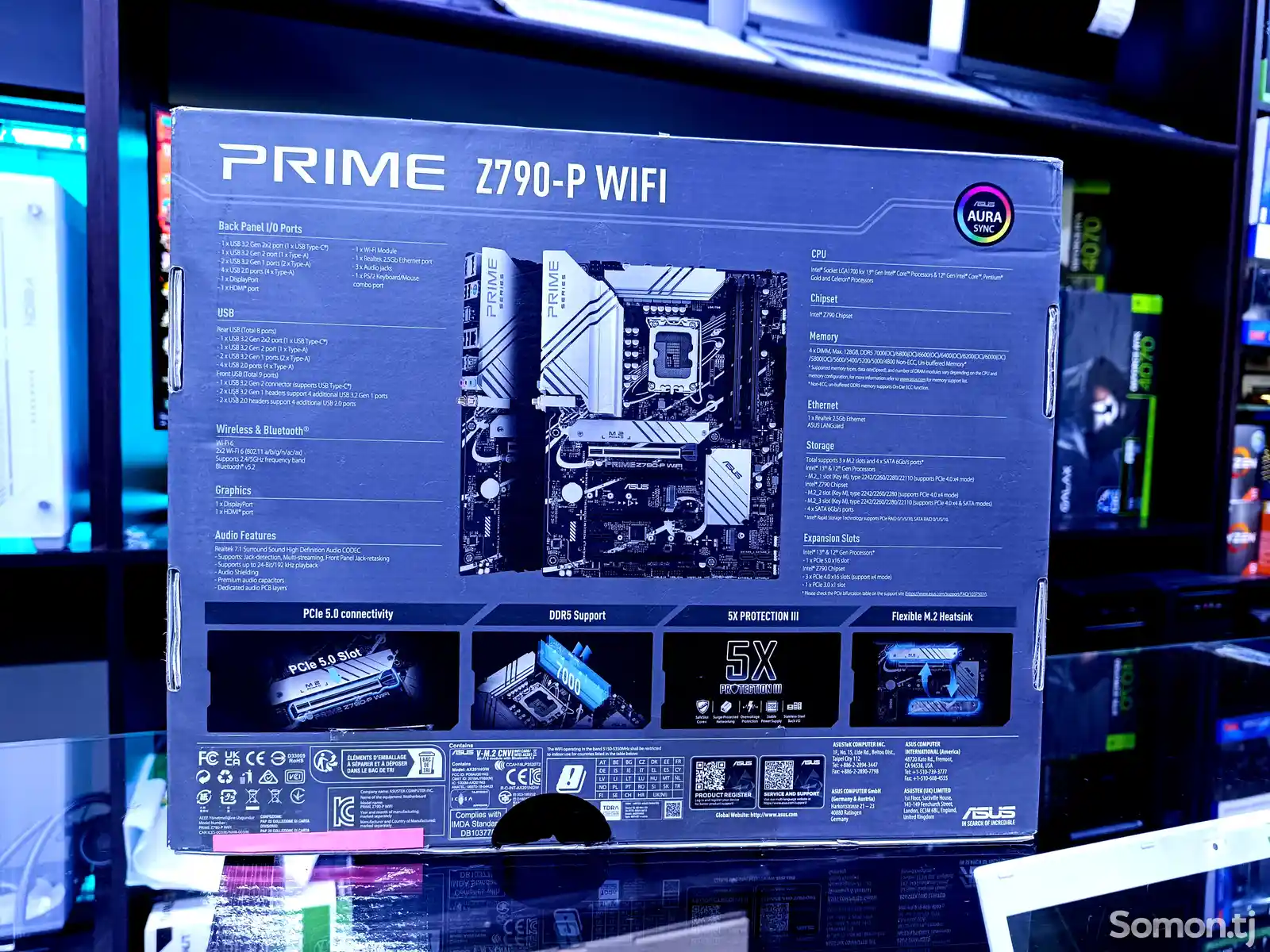 Материнская плата Asus Prime Z790-P Wi-Fi DDR5 LGA 1700-2