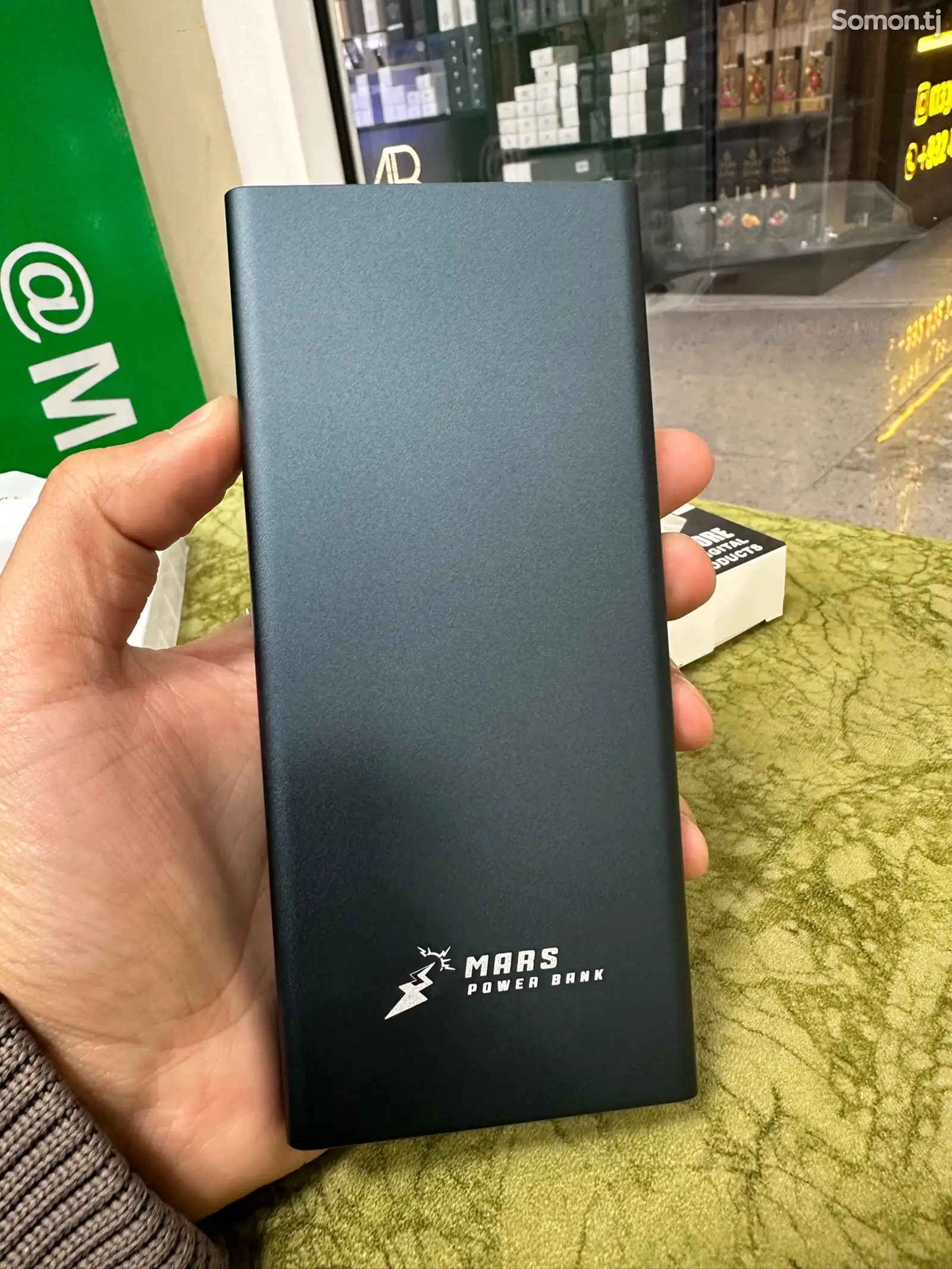 Металический внешний аккумулятор Mars Powerbank 10000 mah-1