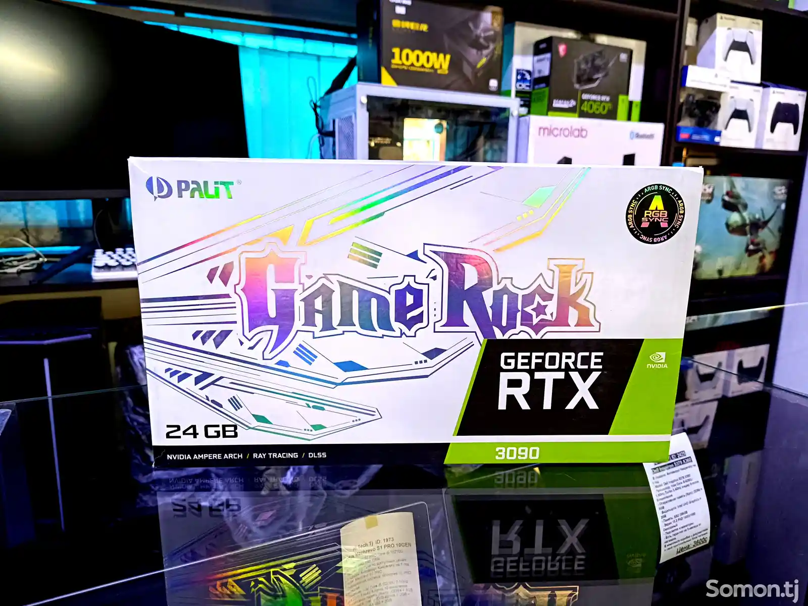 Видеокарта Palit GameRock GeForce RTX 3090 24GB GDDR6X-1