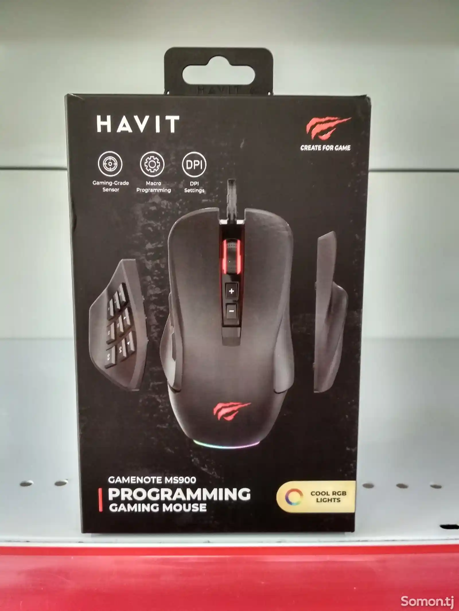 Профессиональная игровая програмируемая мышка Havit Gamenote MS900-1