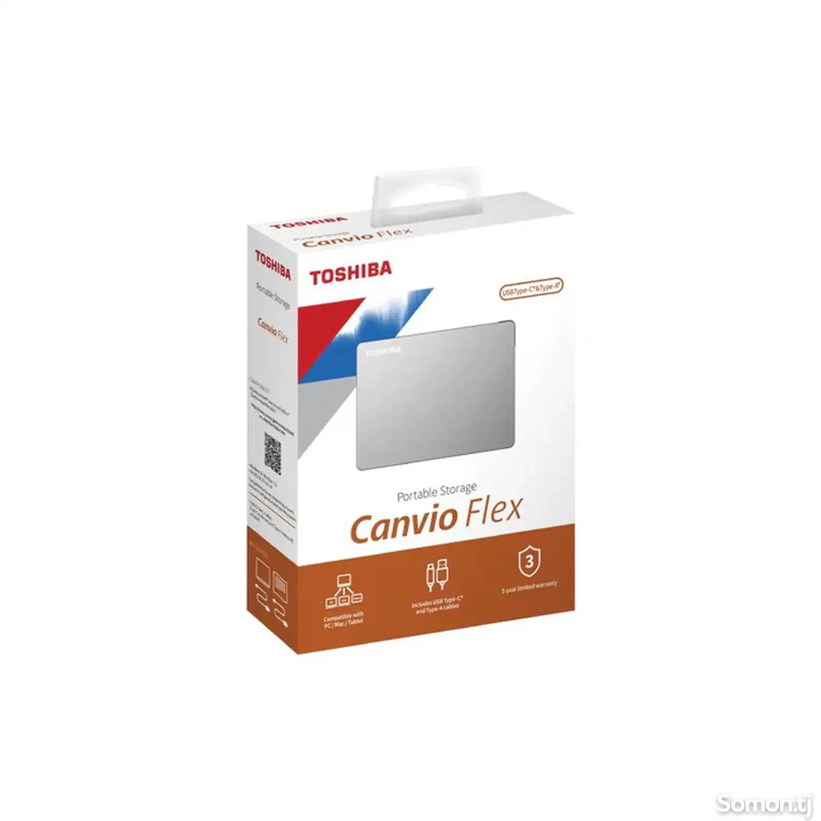 Внешний Жёсткий диск 4TB Toshiba Canvio Flex