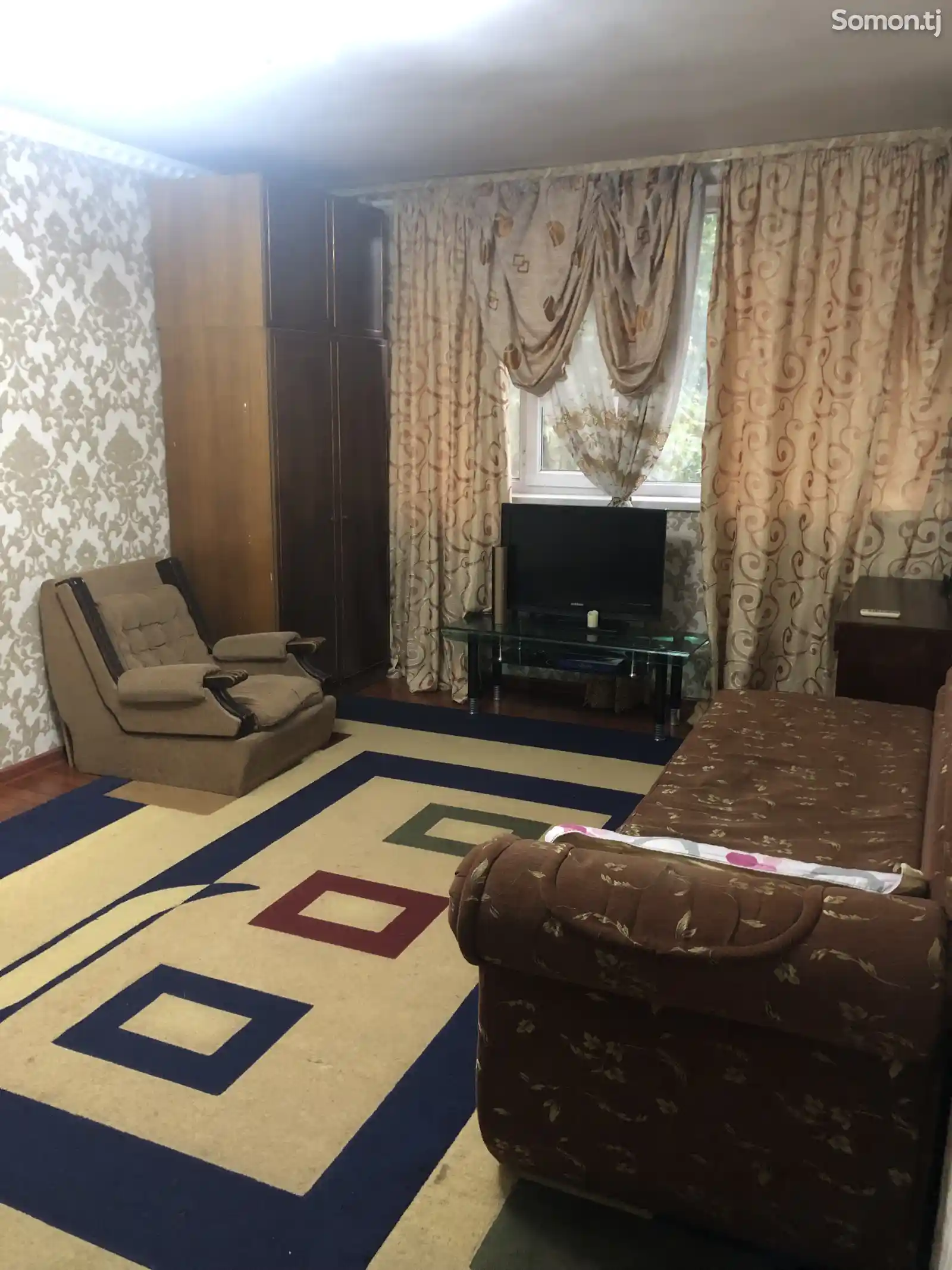 2-комн. квартира, 5 этаж, 50м², Сомони-1