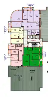 3-комн. квартира, 16 этаж, 96 м², Кучаи Айни-4