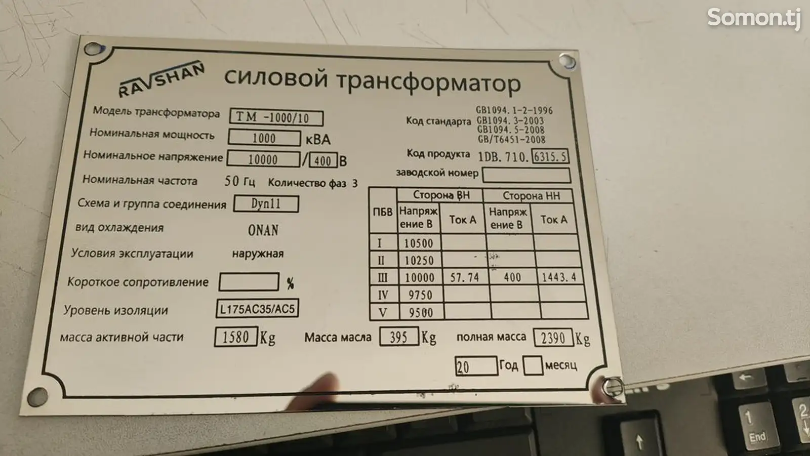 Силовой трансформатор-1