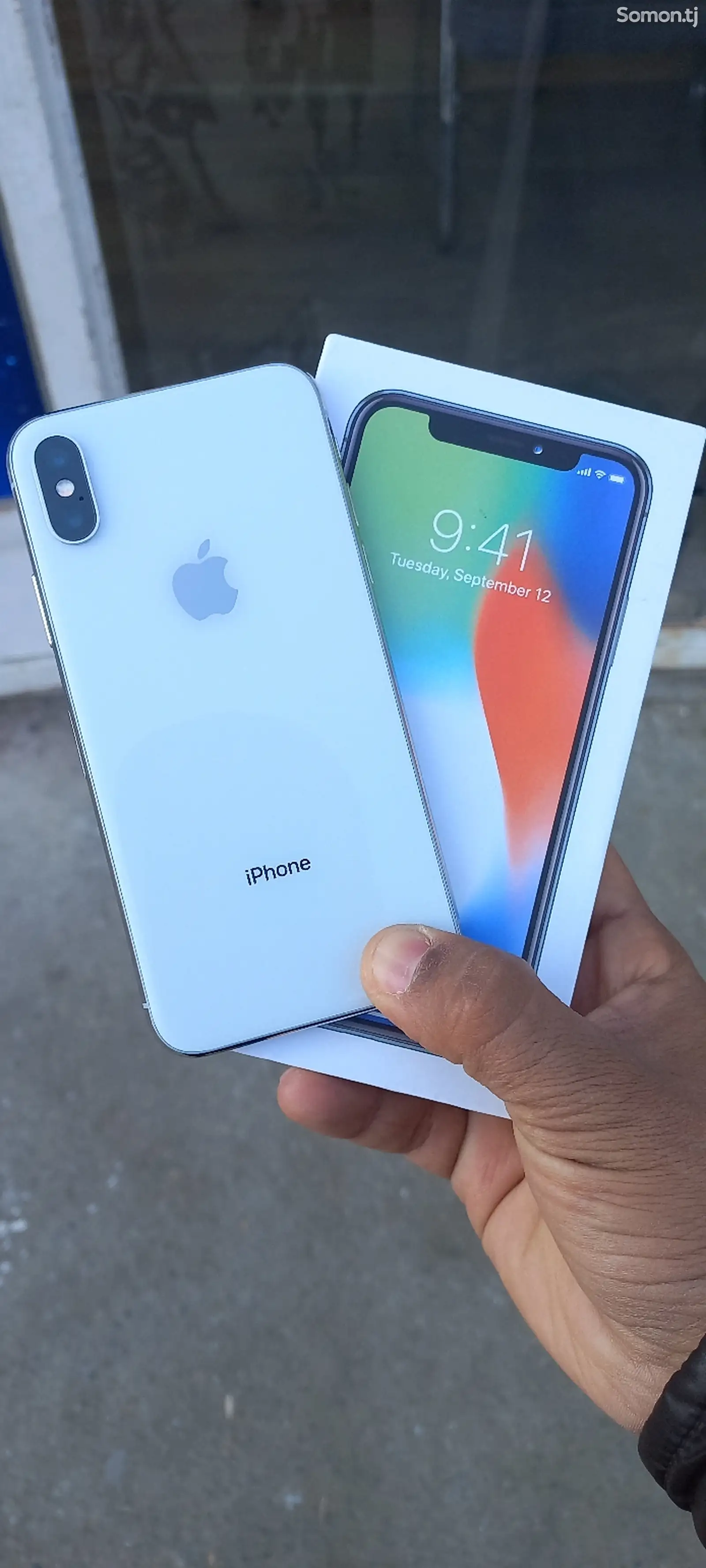 Apple iPhone X, 256 gb, Silver-1