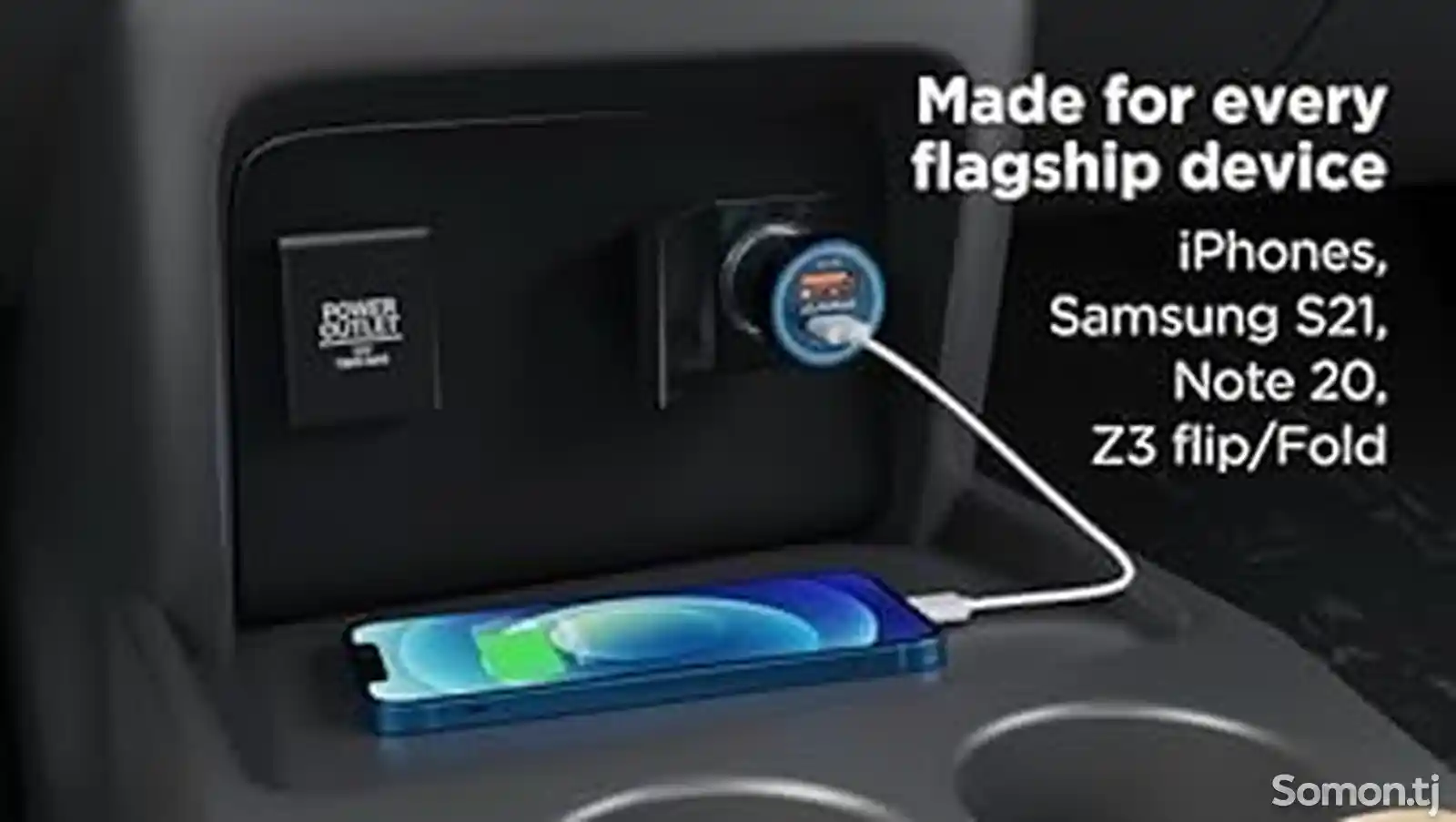 Автомобильное зарядное устройство Samsung EP-L4020, USB-C 25 Вт и USB-С 15 Вт-3
