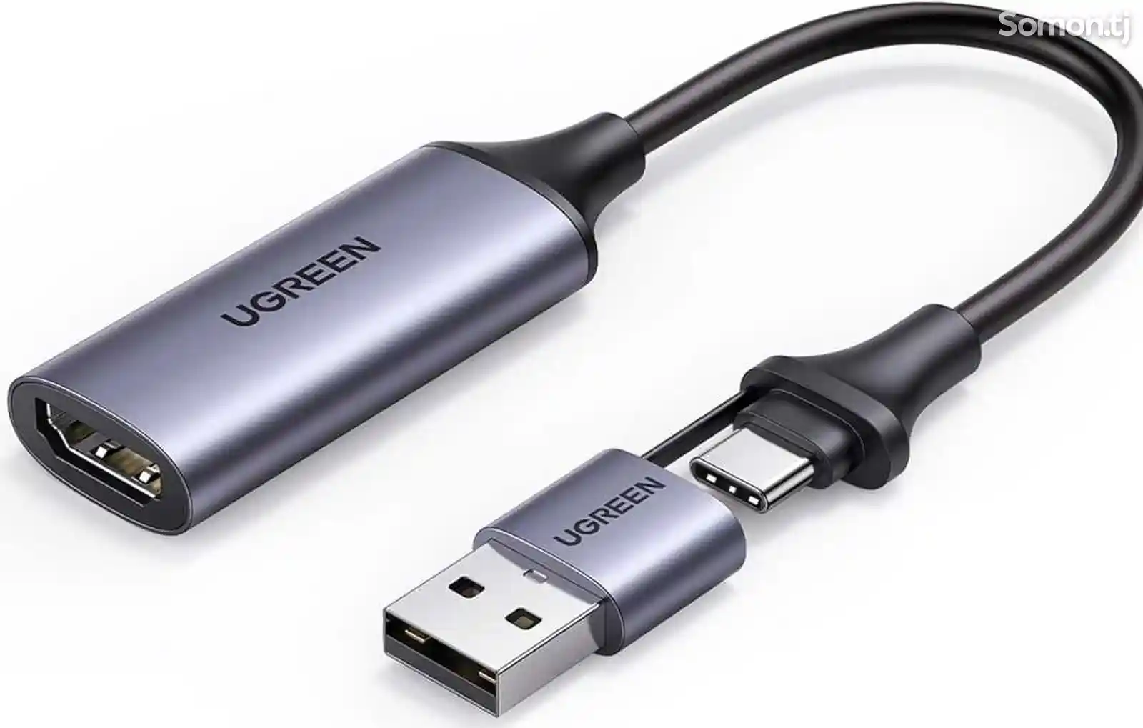 Карта видеозахвата Ugreen 4K HDMI-USB-A / USB-C Карта видеозахвата HDMI Full HD-3