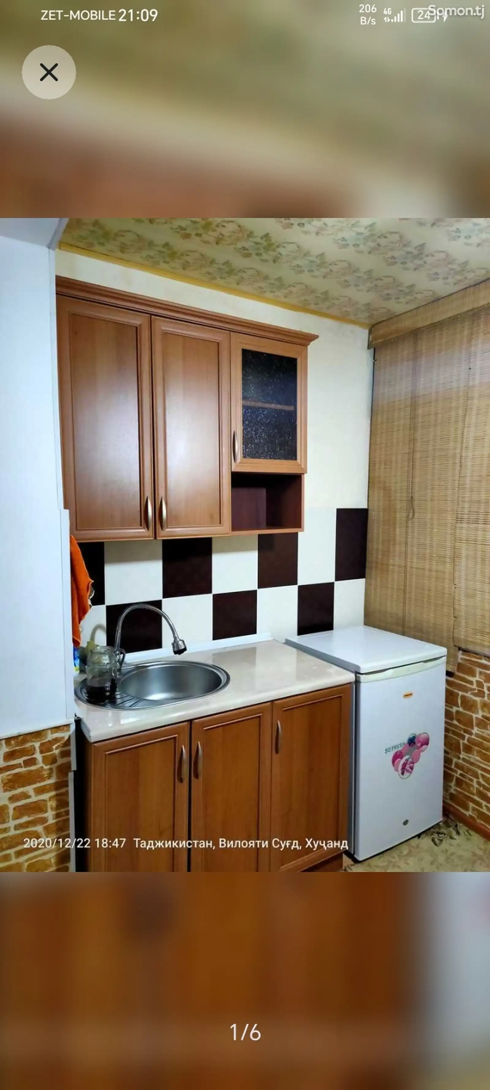 2-комн. квартира, 4 этаж, 60м², Центр-1