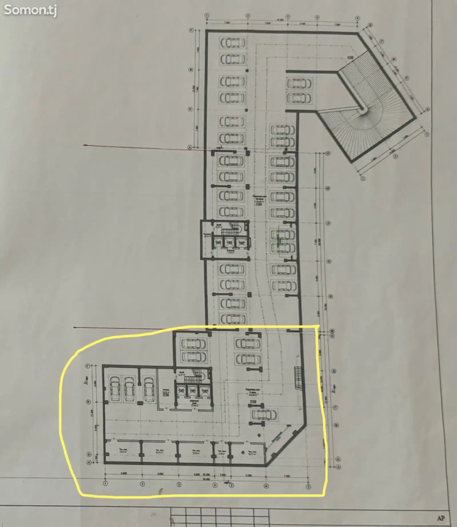 Помещение под свободное назначение, 600м², Айни 19А, Напротив Хукумата Шохмансур-7