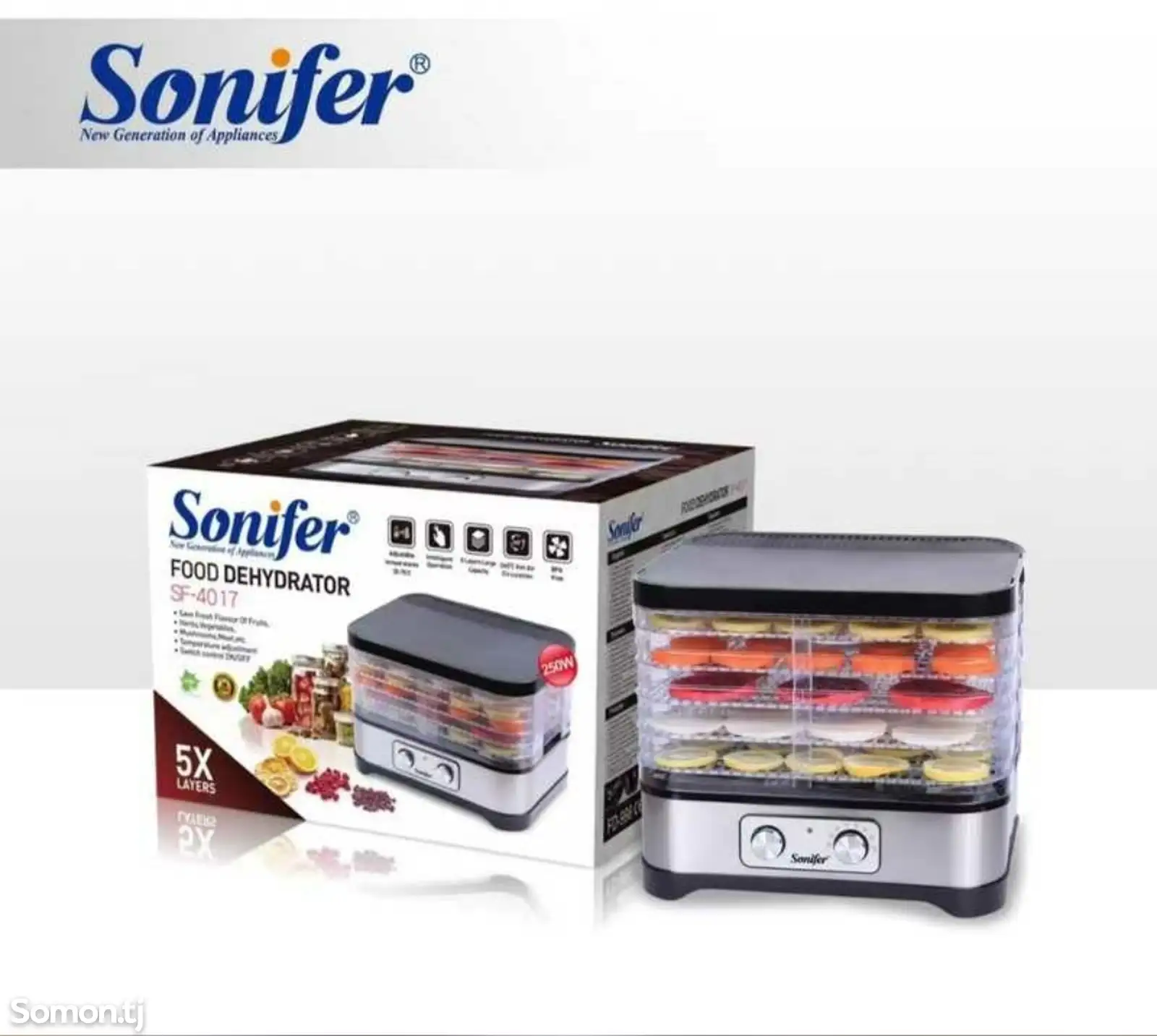 Сушилка для овощей и фруктов Sonifer-1